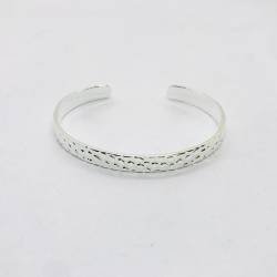 PULSERA ESCLAVA ACERO BLANCO