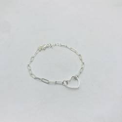 PULSERA ACERO BLANCO