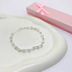 PULSERA ACERO BLANCO
