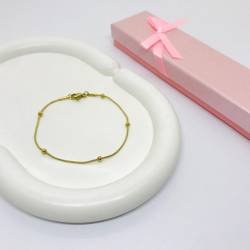 PULSERA ACERO DORADO