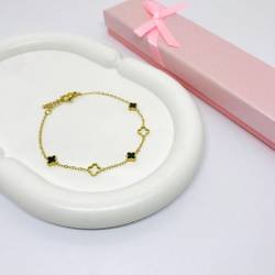 PULSERA ACERO DORADO