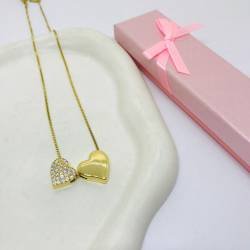 COLGANTE ACERO DORADO