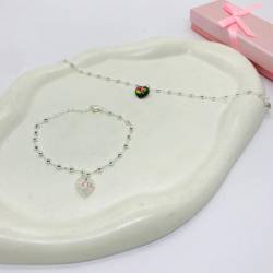 PULSERA ACERO BLANCO