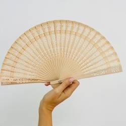 ABANICO MADERA GRANDE X12