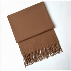 BUFANDA MARRON CASHMERE
