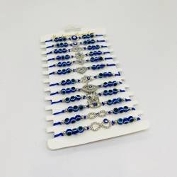 PULSERA DE HILO OJO TURCO X 12