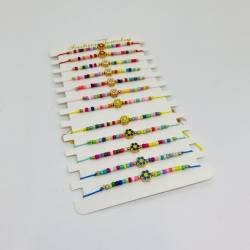 PULSERA HILO MULTICOLOR X 12