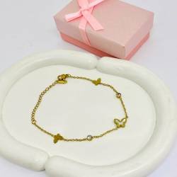 PULSERA ACERO DORADO