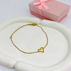 PULSERA ACERO DORADO