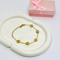 PULSERA ACERO DORADO