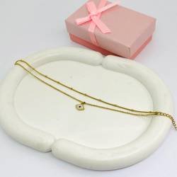 PULSERA ACERO DORADO
