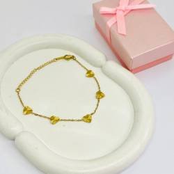 PULSERA ACERO DORADO