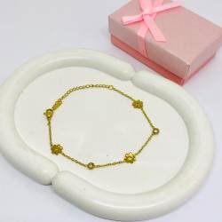 PULSERA ACERO DORADO