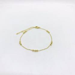 PULSERA ACERO DORADO