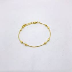 PULSERA ACERO DORADO