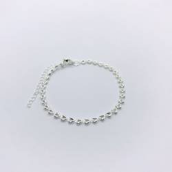 PULSERA ACERO BLANCO